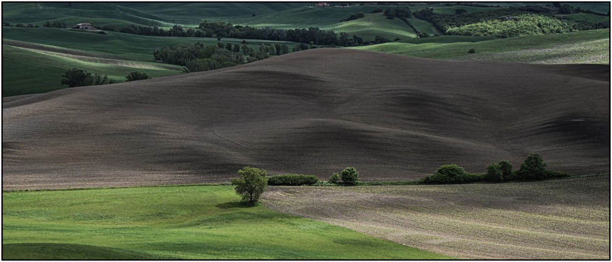 Duben 2024 - cesta přes Cappella della Madonna di Vitaleta do Pienzy - úchvatná podívaná