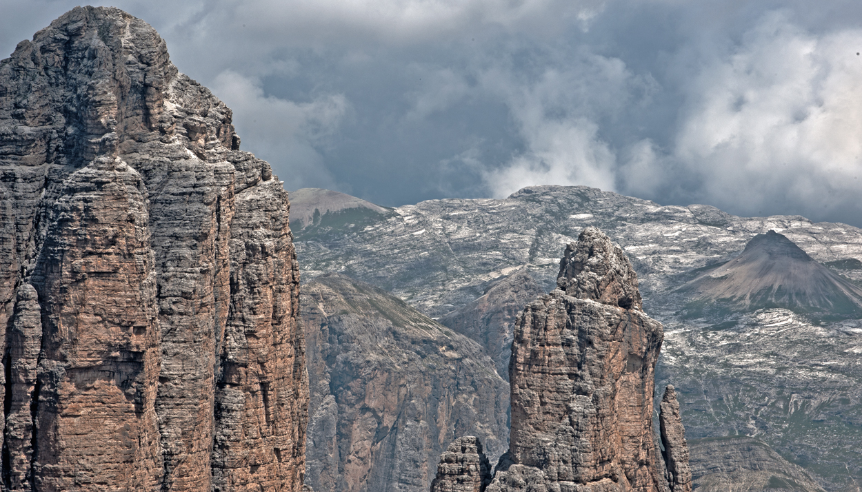 Itálie Dolomity z Corvary na Pic Boe 2012