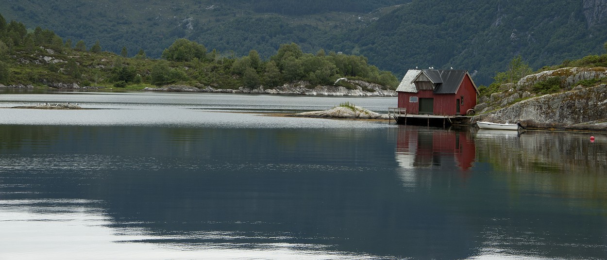 Norsko, červenec, Kalvag,  to se nedá nevyfotit