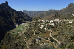 Gran Canaria, leden 2025, v pohoří Cumbre...