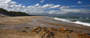 Kouzelná pláž Jefreys Bay...